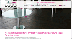 Desktop Screenshot of kit-parkett.de