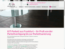Tablet Screenshot of kit-parkett.de